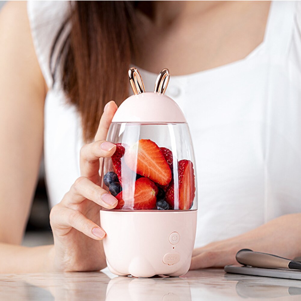 330mL Portable Electric Fruit Juicer Smoothie Maker Blender Mini Juice Cup Multi-function Juice Machine Charging Kitchen