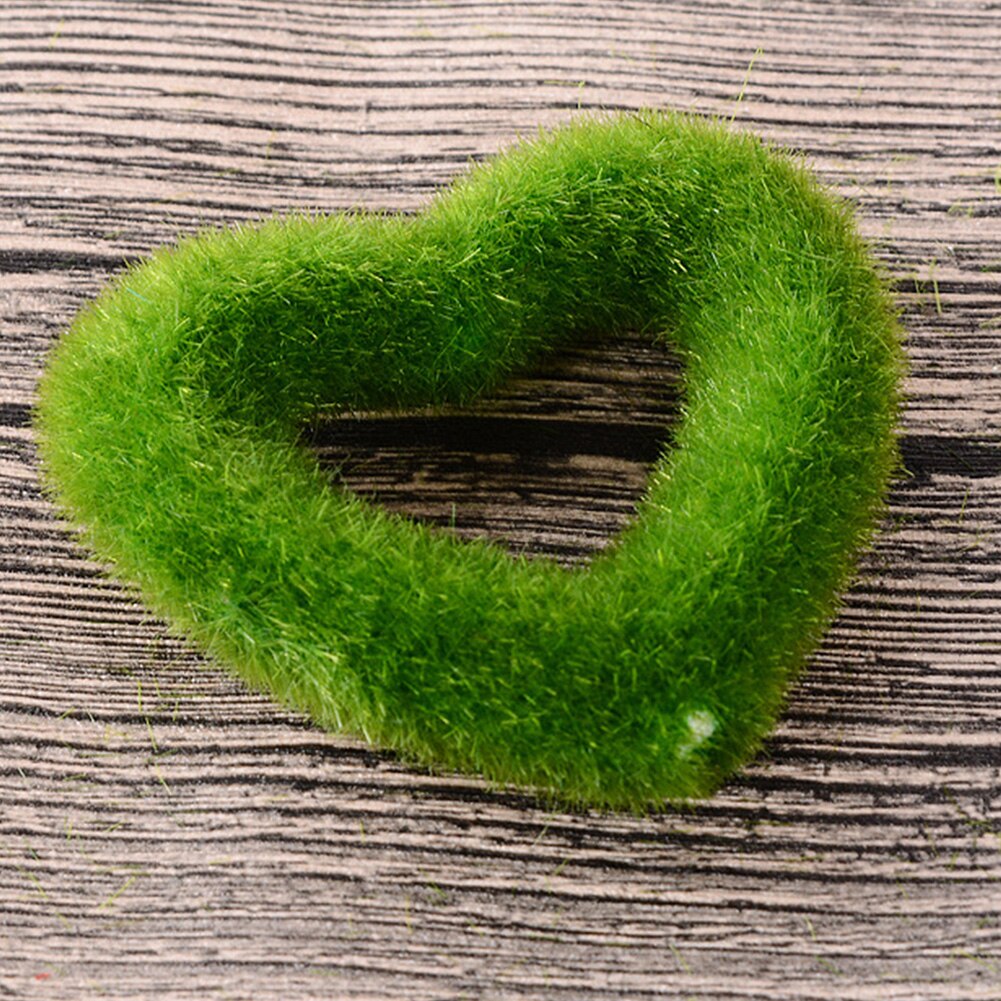 Artificial Fresh Moss Balls Green Plant Home Party Decoration Moss Ornament: 2