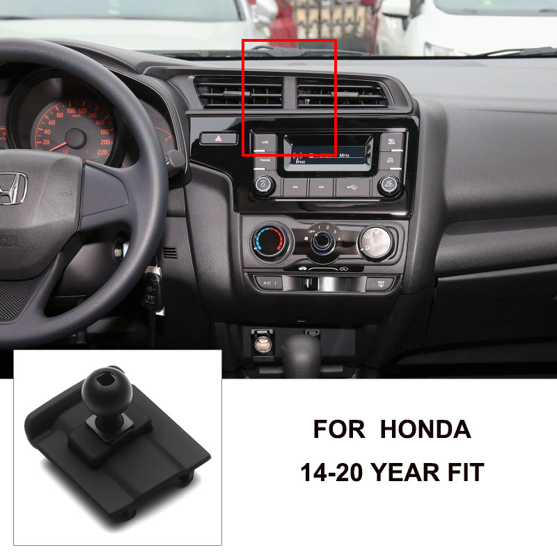 Para honda suportes de telefone do carro base de montagem suporte accord 2004-2024, crv 2008-2024, civic 2006-2024, ajuste jazz 2008-2022