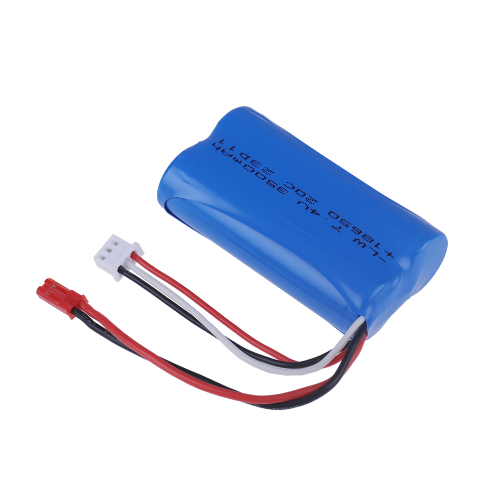 18650 7.4V 3500mAh Li-ion Battery With JST Plug 2S for UDIRC UD1601 UD1602 UD1604 UD1607 SG1603 SG1604 RC Flat Sports Car Toys​