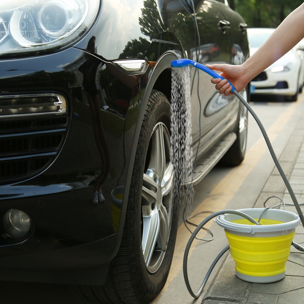 Portable Car Cleaning Tools Car Washer Camping Shower Set Electric Pump For Outdoor Camping Travel Pet Dog Man Woman
