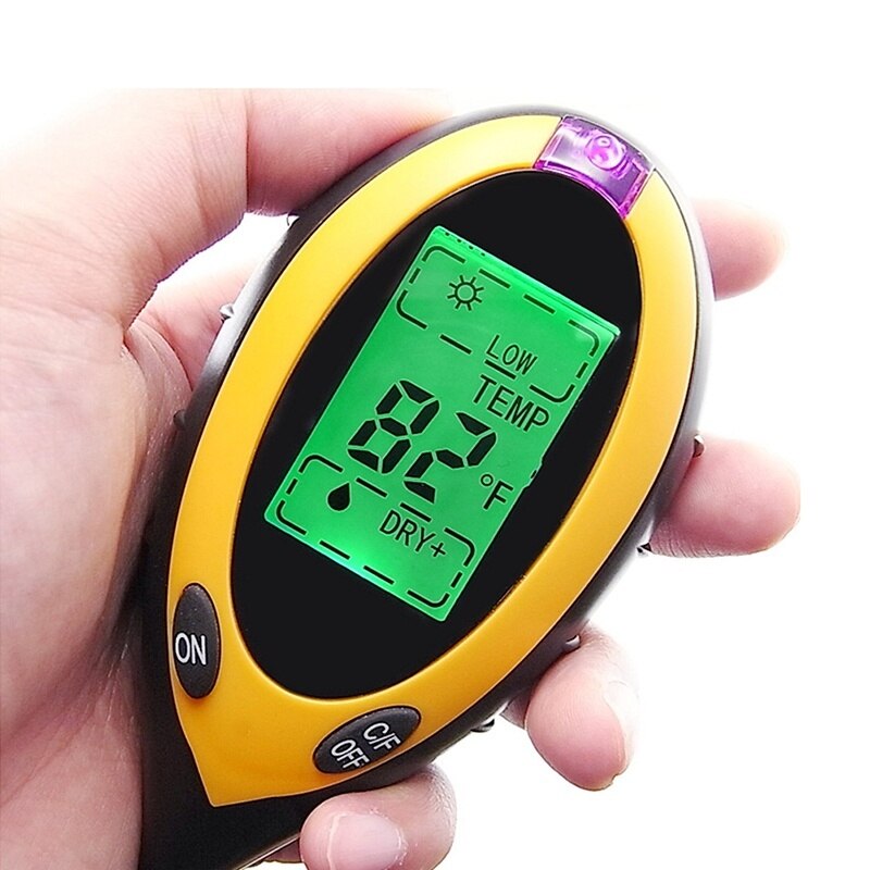 4 in 1 soil ph meter tester Soil Tester PH Moisture meter Temperature Sunlight Intensity measurement analysis soil acidity test