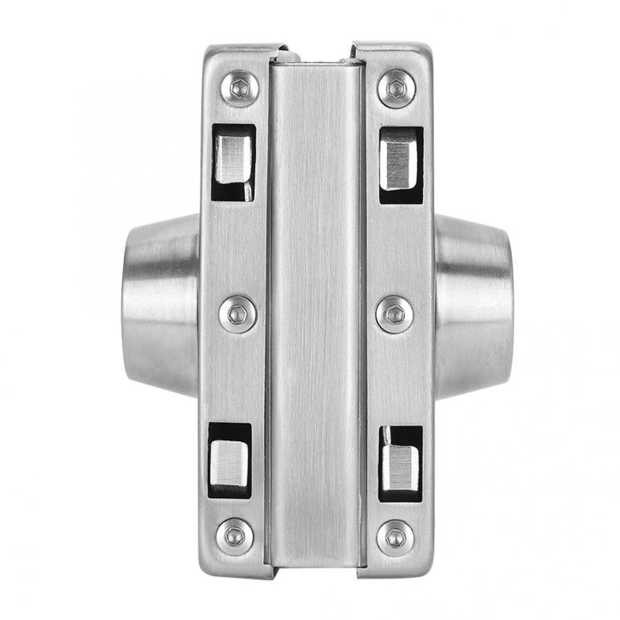 smart door lock Stainless Iron Double Glass Door Lock Latch Semi-Circular for Home Security Accessories Glass Door Latch