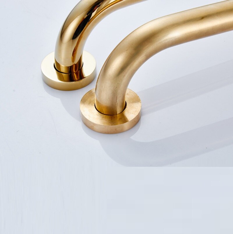 Bathroom Tub Shower Safety Bar 30cm/40cm/50cm gold brass Grab Bar Grip Hand grip Bathroom Handrail Grab Bar