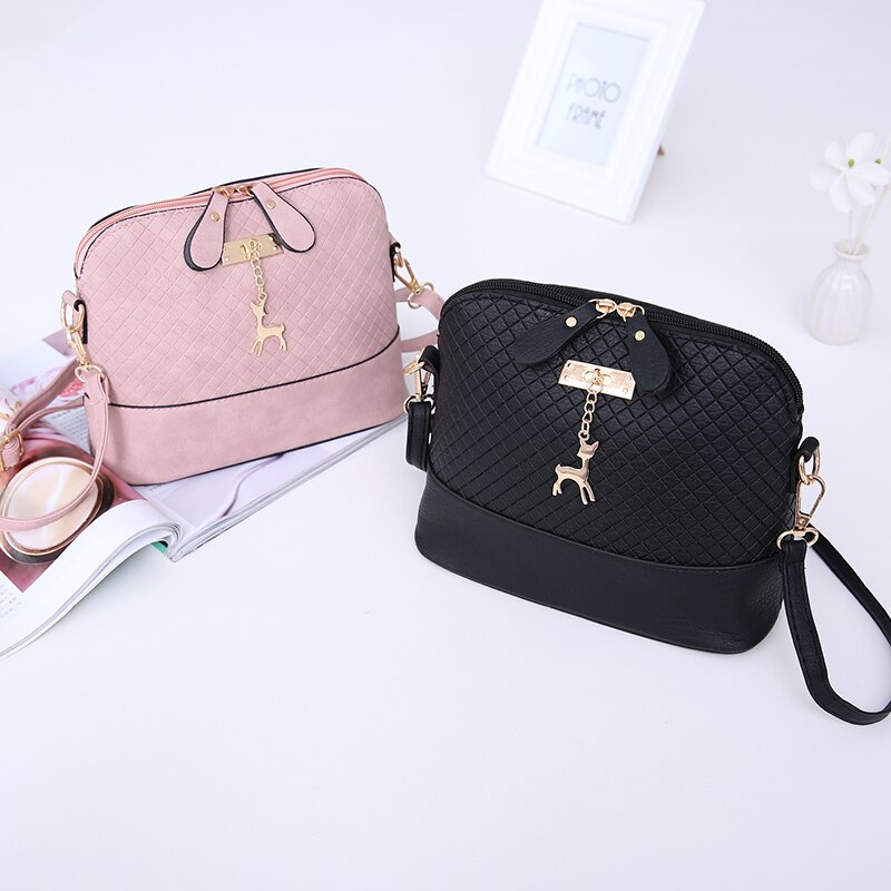 ! Vrouwen Messenger Bags Mode Mini Tas Met Herten Speelgoed Shell Vorm Zak Vrouwen Schoudertassen handtas