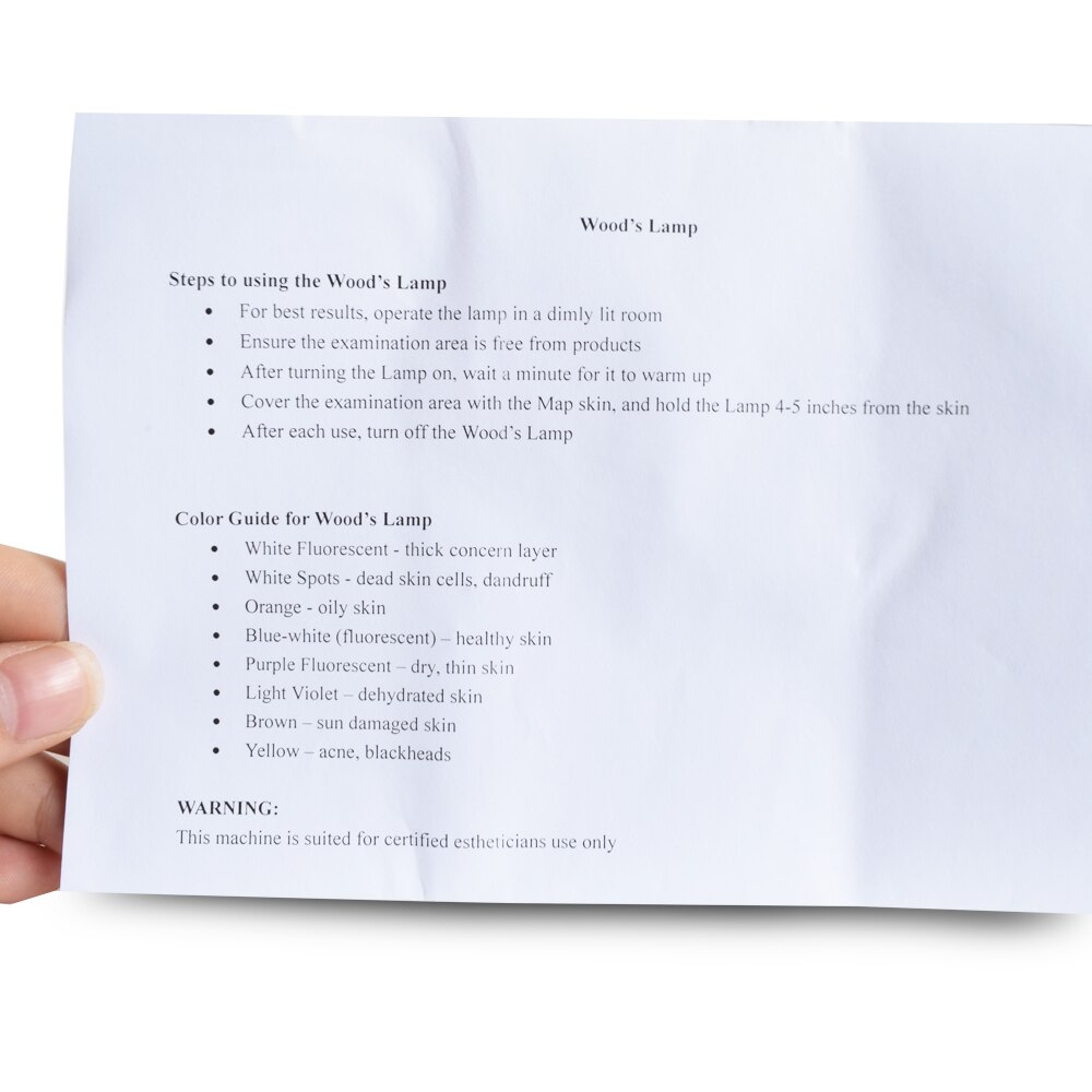 Skin Health Check Care UV Magnifying Analyzer Beauty Facial SPA Salon Equipment Wood Lamps Light Face Machine 110-240V US EU Plu