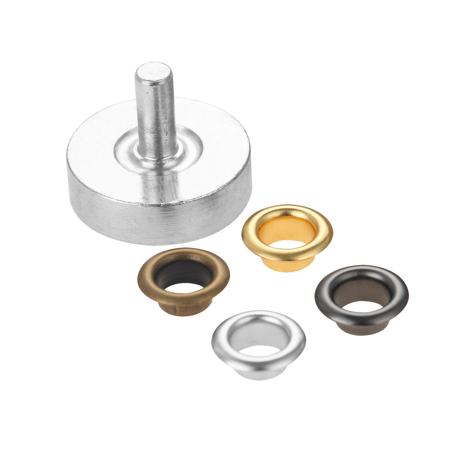 200Sets Copper Grommets Eyelets 4 Color Strong And Solid Grommet kit For Leather Tents Awnings With Setting Tool And Storage Box