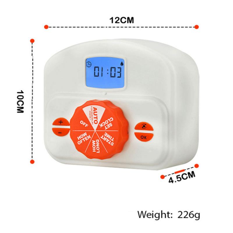 Garden Drip Irrigation Device Double Pump Controller Timer Systems LED Display Intelligent Automatic Watering Device For Plants