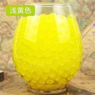 500PCS/ 5 tasche polychromen kristall schlamm kristall erde schwamm kristall perlen farbige keramik blase perlen soilless kultur: yellow -5-8