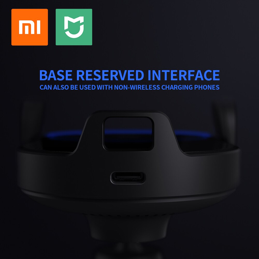 Xiaomi Mi 20W Max Qi Wireless Car Charger WCJ02ZM Auto Knop Met Intelligente Infrarood Sensor Snelle Opladen Auto Telefoon houden