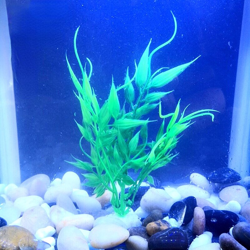 10pcs Aquarium Artificial Simulation Plants Fish Tank Aquarium Home Decoration Chinese Rich Bamboo Water Plant Aquarium Deco