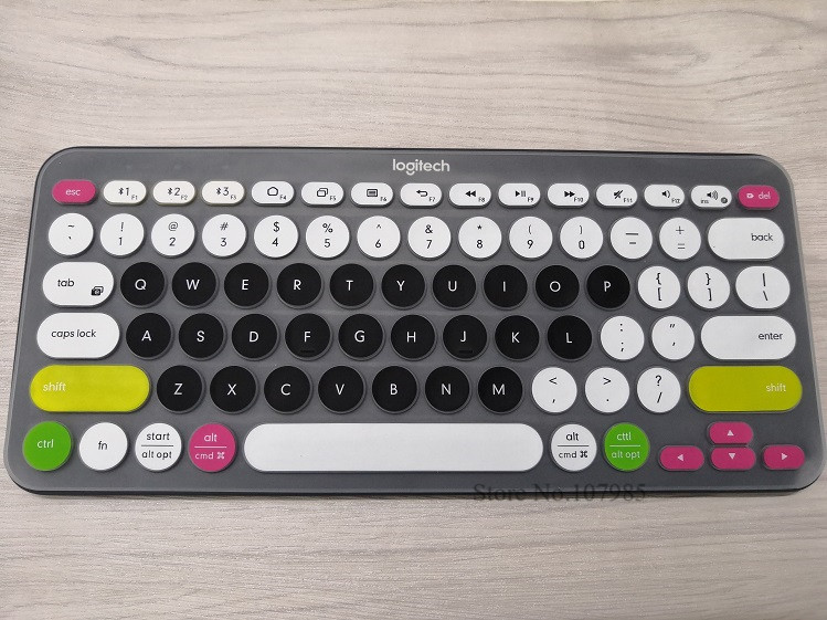 Silikon Tastatur Abdeckung Schutz Film Für logitech K380 K 380 Bluetooth tastatur multi-gerät mechanische haut Schutz: Candyblack
