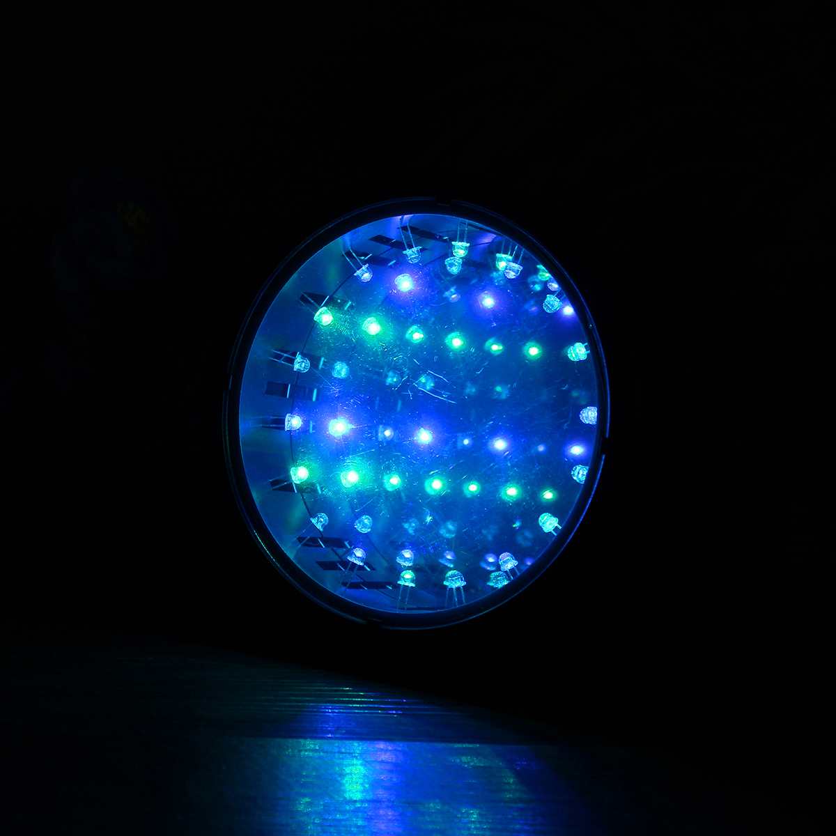 LED Infinity Mirror Tunnel Light Lamp Round Flood Light Multicolour Sensory Light Autism Relaxing Calm Desk Light Lamp
