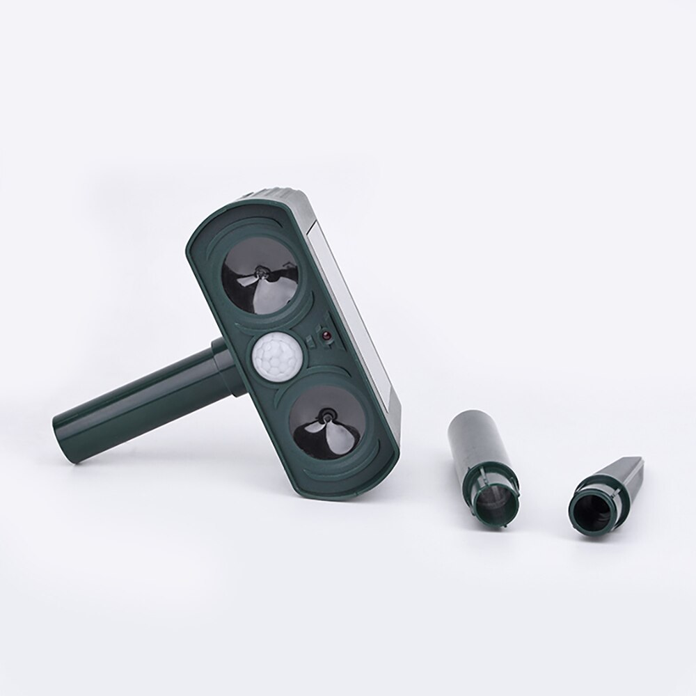 Ultrasonic Animal Repellent Outdoor Garden Solar Powered Bird Repeller Motion PIR Sensor Deterrent Scarer Repellent