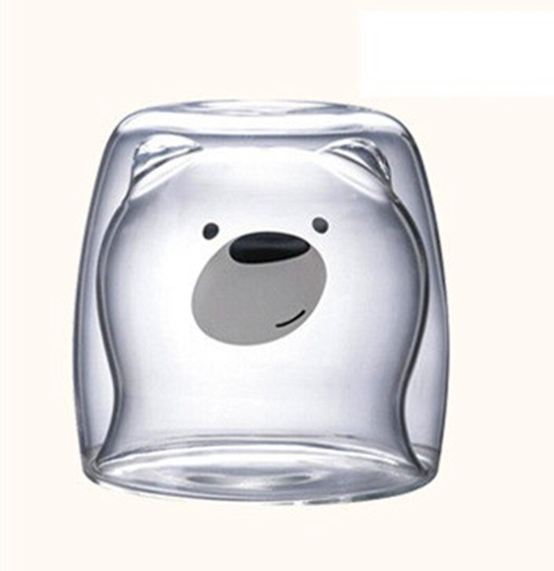 Nette Weihnachten Baum Becher Doppel Zauberstab Glas Kaffee Tassen mit Silocone Deckel Schneeflocke Stern Weihnachten Wein Tee Milch Wasser Becher: G 270ML