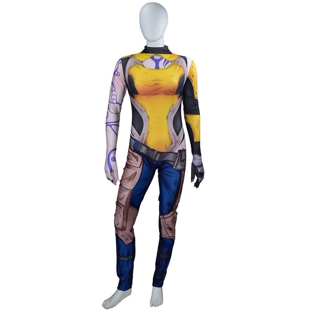 Borderlands 3 Maya la sirena juego de rol disfraz Zentai mono de una pieza traje ajustado monos para Halloween niñas adultos niños