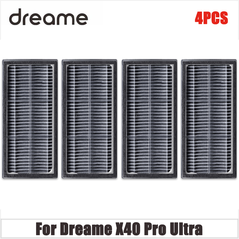 Dreame X40 pro ultra robot aspirapolvere principale doppio principale spazzola Mocio filtro Hepa sacchetto della polvere accessori pezzi di ricambio di ricambio: Borgogna