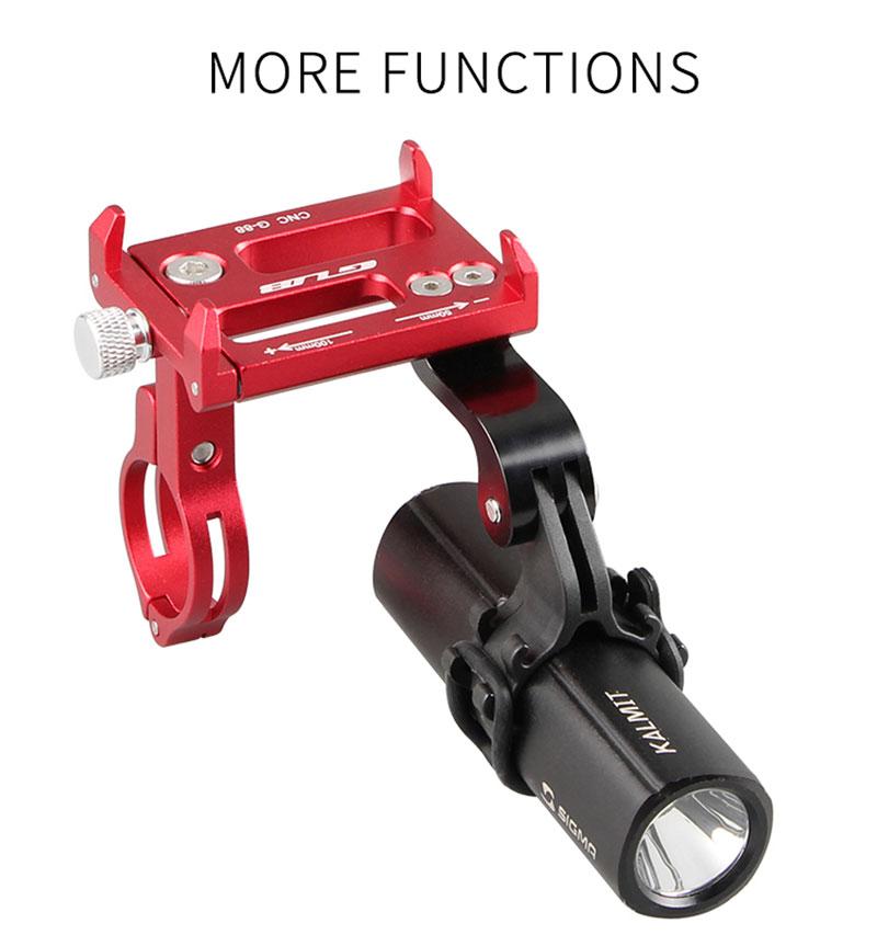 Gub 3.5-6.2 " opdatering telefon cykelholder road mtb cykelstativ styr telefon cykelstativ justerbar montering cykel cykelstativ