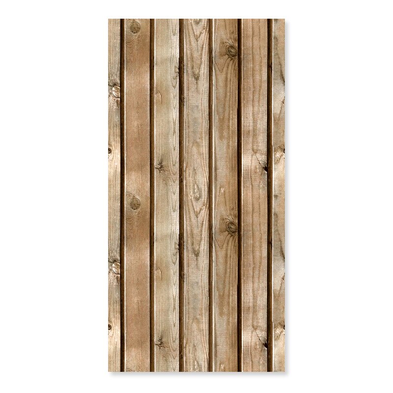 3D 3D Wood Texture Chinese Imitation Wood-Grain Wallpaper Log Color Vintage Wood Ceiling Attic Ceiling Wallpaper
