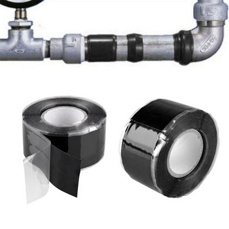 Hoge Druk Zelfklevende Tape Tuin Water Pijpleiding Reparatie Tape Self-Fluxering Siliconen Tapes Hoge Temperatuur Weerstand Seal: Default Title
