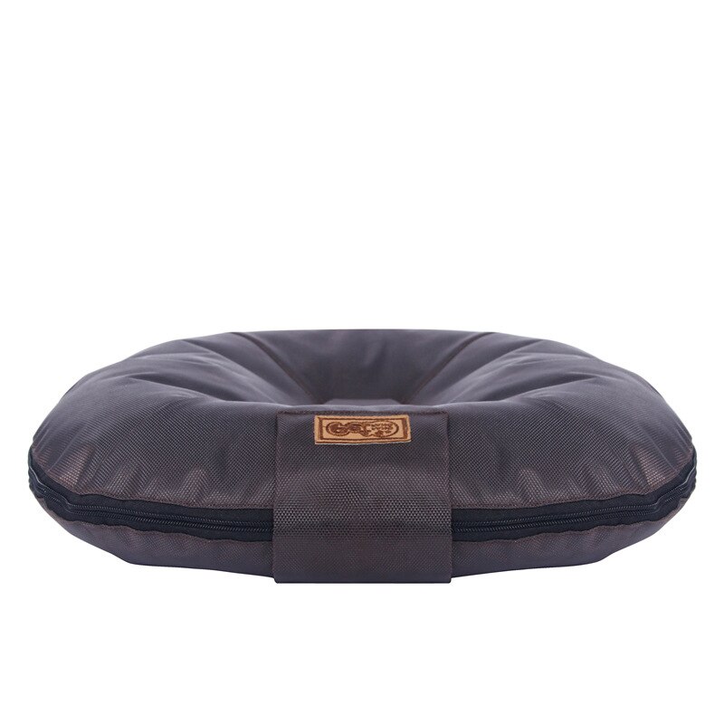 S/m/l/xl/xxl medium og stor hundekennel kæledyrsseng hus varm blød rede hvalpe kennelsofa kat hus kat sovepose seng: Brun / L 90 x 80 x 10cm