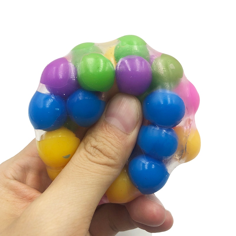 Anti Stress Gezicht Reliever Kleurrijke Bal Autisme Stemming Squeeze Relief Gezonde Speelgoed Fun Gadget Vent Kinderen Fidget Speelgoed Voor kids