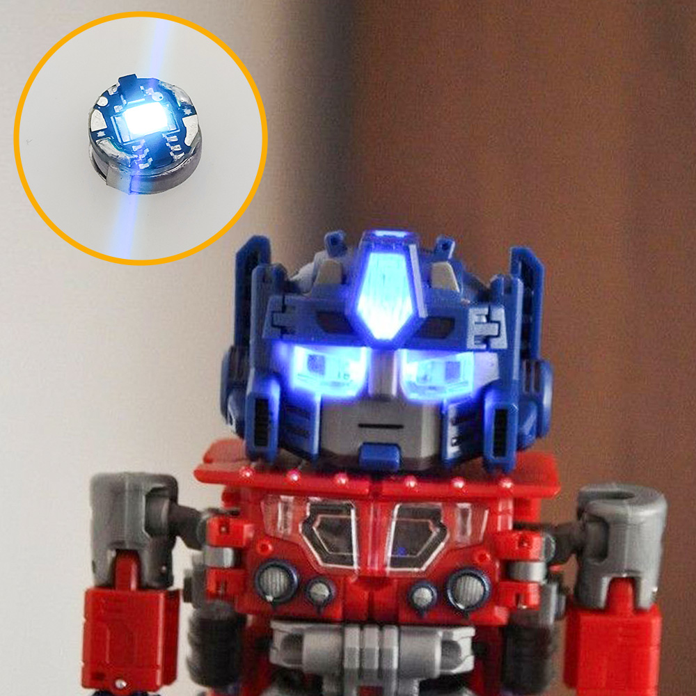 Mini lámpara de Control magnético de superbrillo, luces Led individuales, juguetes Diy, materiales de iluminación inalámbrica, accesorio Diorama, 1 Uds.