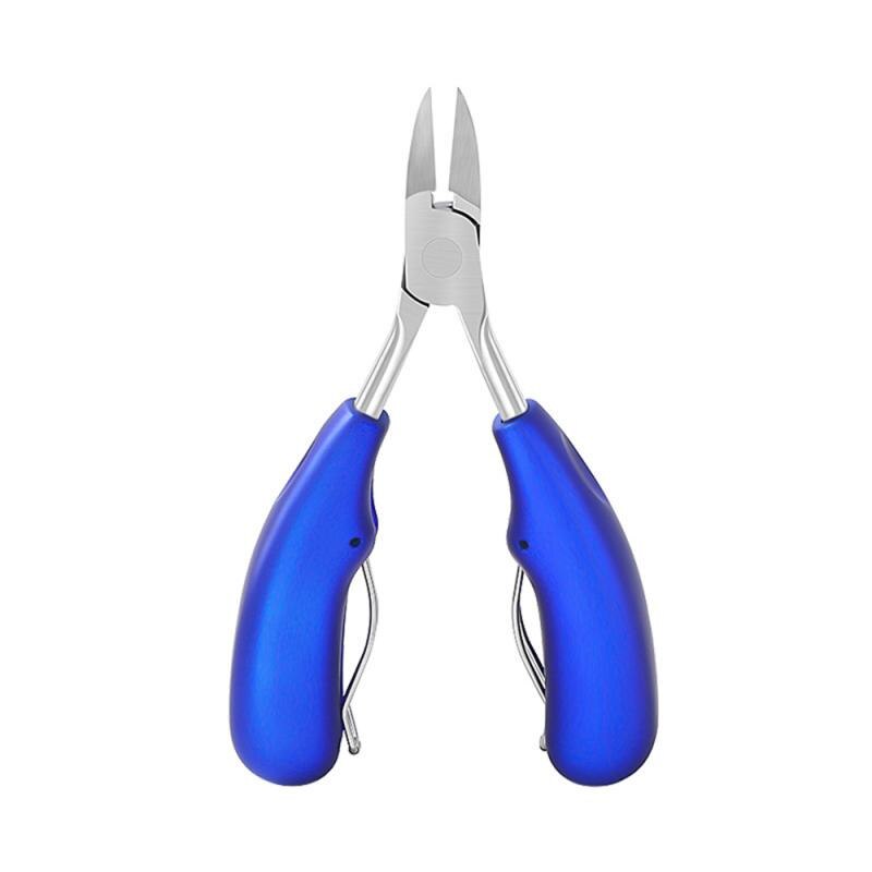 1PC Heavy Duty Thick Toe Nail Clippers Plier Chiropody Podiatry Steel Durable Duty Toenail Tool Repair Nail Clipper: blue