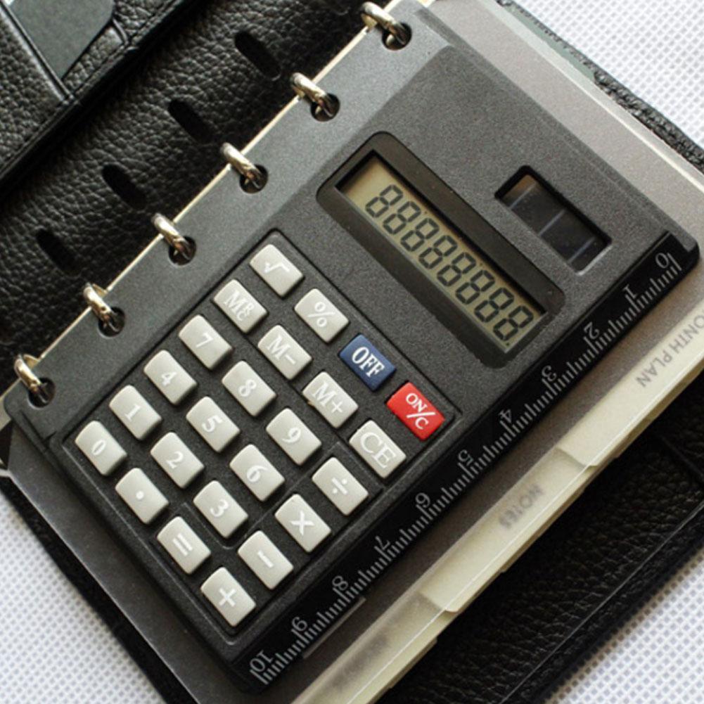 1 Pcs Loose Leaf Binder Calculator With Ruler 8 Mu... – Vicedeal