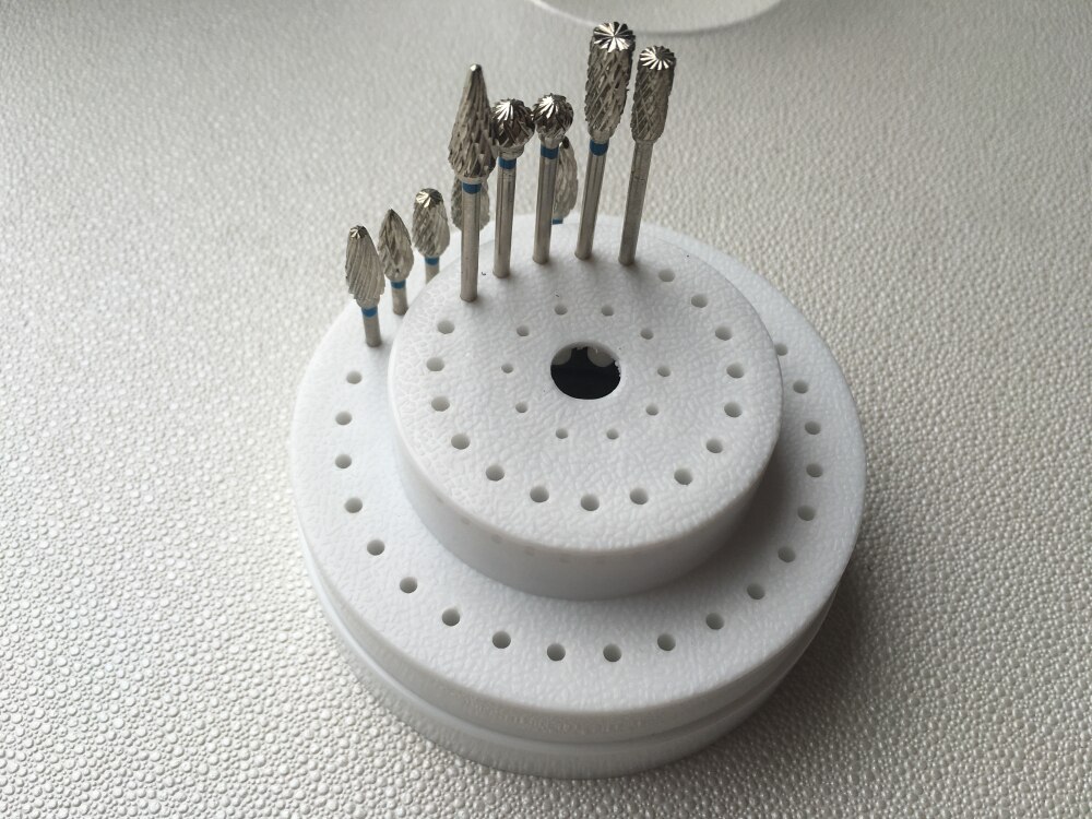 Dental Lab Instrument 60 Holes Plastic Bur Holder ... – Vicedeal