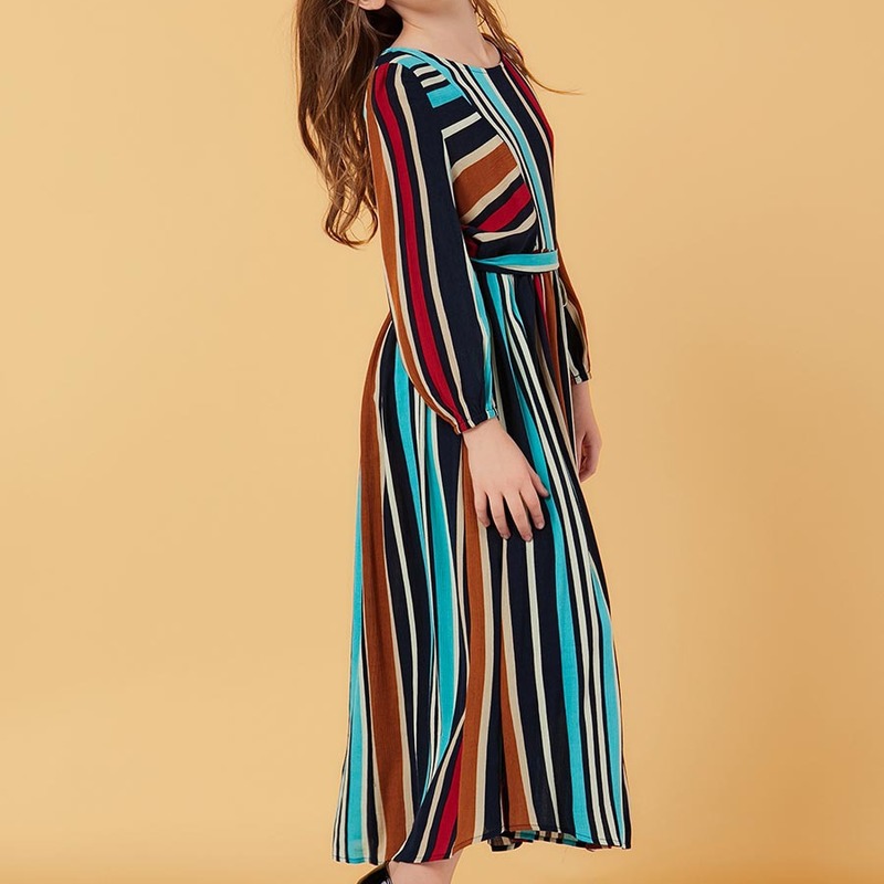 OBEEII Dames Dubai effen gebreid vest moslim glanzend