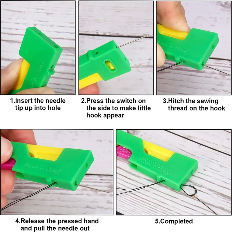 1/3Pcs Automatic Sewing Needle Threader Sewing Use Elderly Guide Needle Thread Tools Sewing Accessories