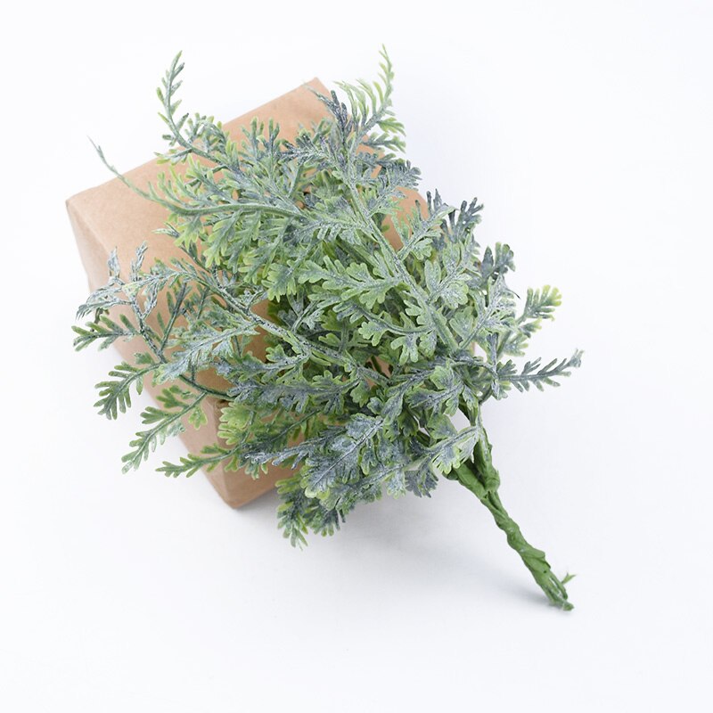 6 piezas de plantas artificiales para decoración navideña, adornos para el hogar, arreglo floral, hojas de eucalipto, lavanda, de joyería