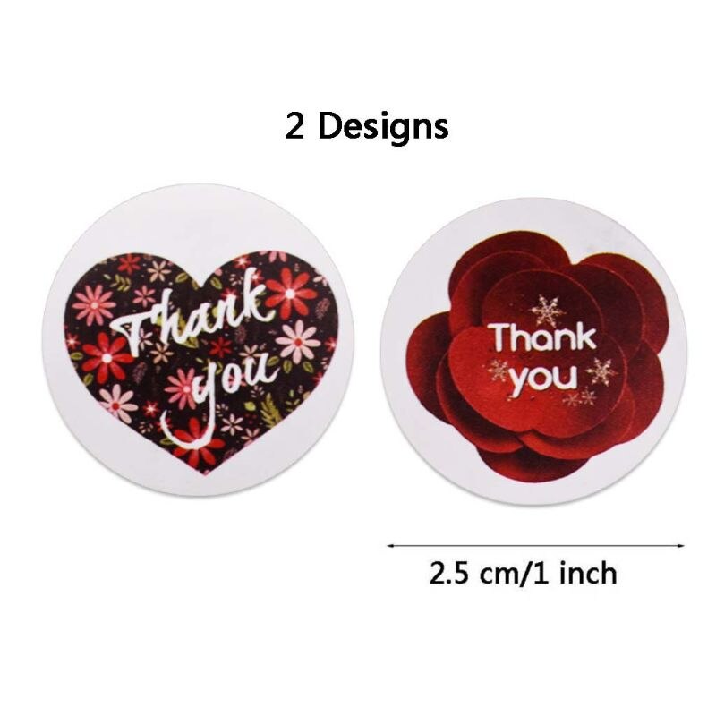 500 stuks/rol 8 kleuren stickers bruiloft verpakking handgemaakte envelop zegel label scrapbooking briefpapier sticker