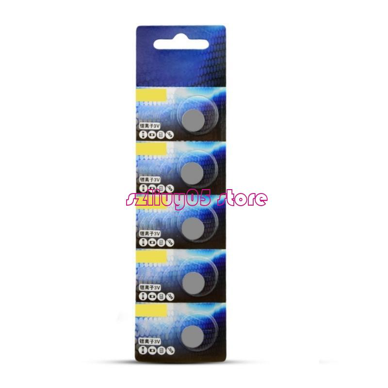 E28E 5PCS CR1225/CR1216/CR1220/CR927 3V Lithium -Knopfzellbatterien Ersetzen: YELLOW