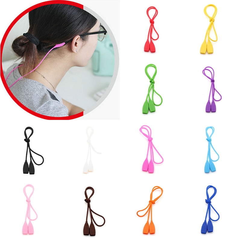 Brillenkoord ketting verstelbare zonnebril siliconen brillenkoord lanyard houder antislip brillenkoord brillen accessoire