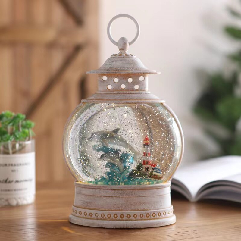 Ballet mermaid angel music box music box eight box crystal ball snow retro birthday put out to send girls