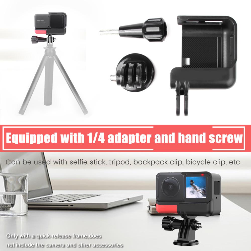 Protective Frame Case for Insta360 One R Quick Release Border Frame for Insta360 ONE R Tripod Adapter Accessories