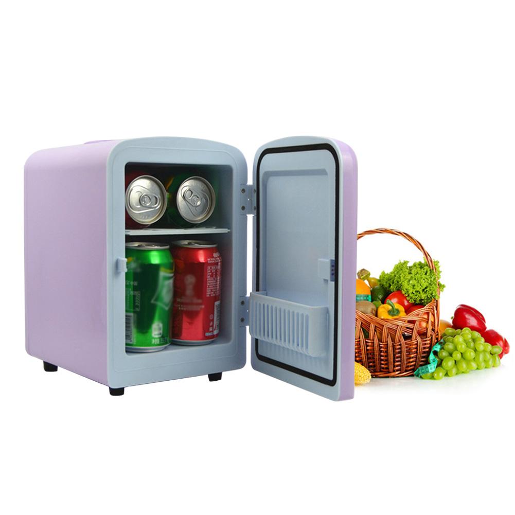 4L Mini frigorifero più fresco e più caldo portatile personale frigorifero semiconduttore frigorifero elettronico cibo cosmetici frigorifero per l&#39;home Office
