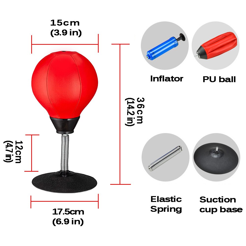 Ballon de boxe gonflable en PU, anti-Stress, poinçonnage, MMA, entraînement réflexe de vitesse, Muay Thai, équipement de sport et de Fitness