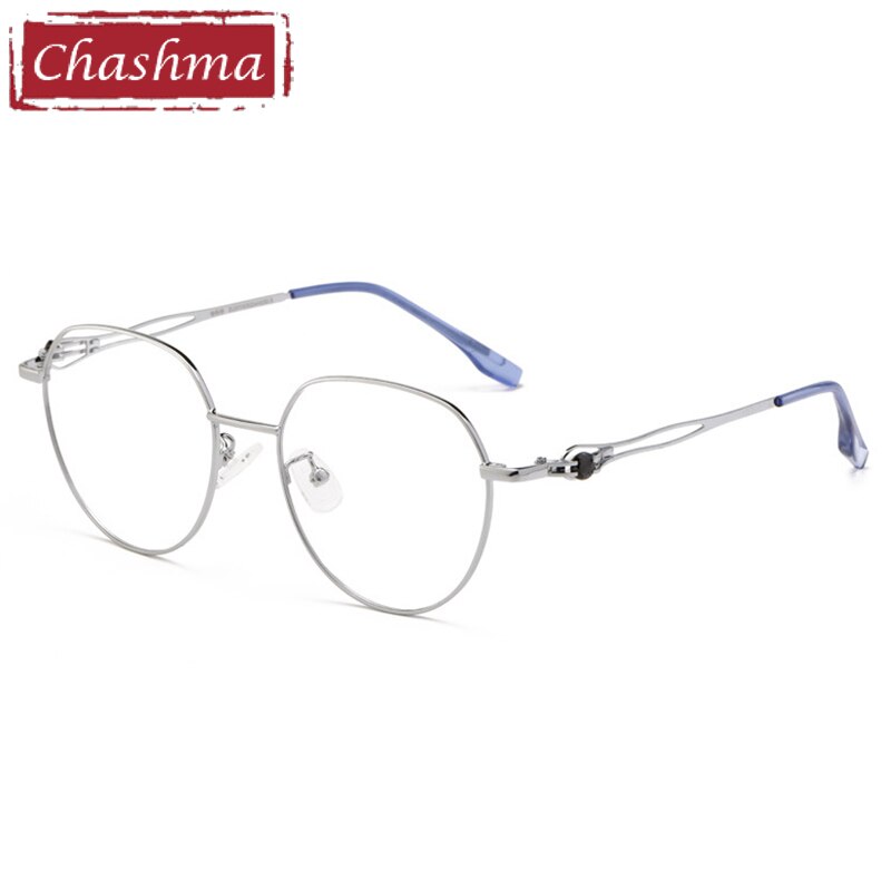 Chashma Frame Women Round Prescription Glasses Optical Eyewear Girl Eyeglass for Anti Blue Ray Degree Lenses