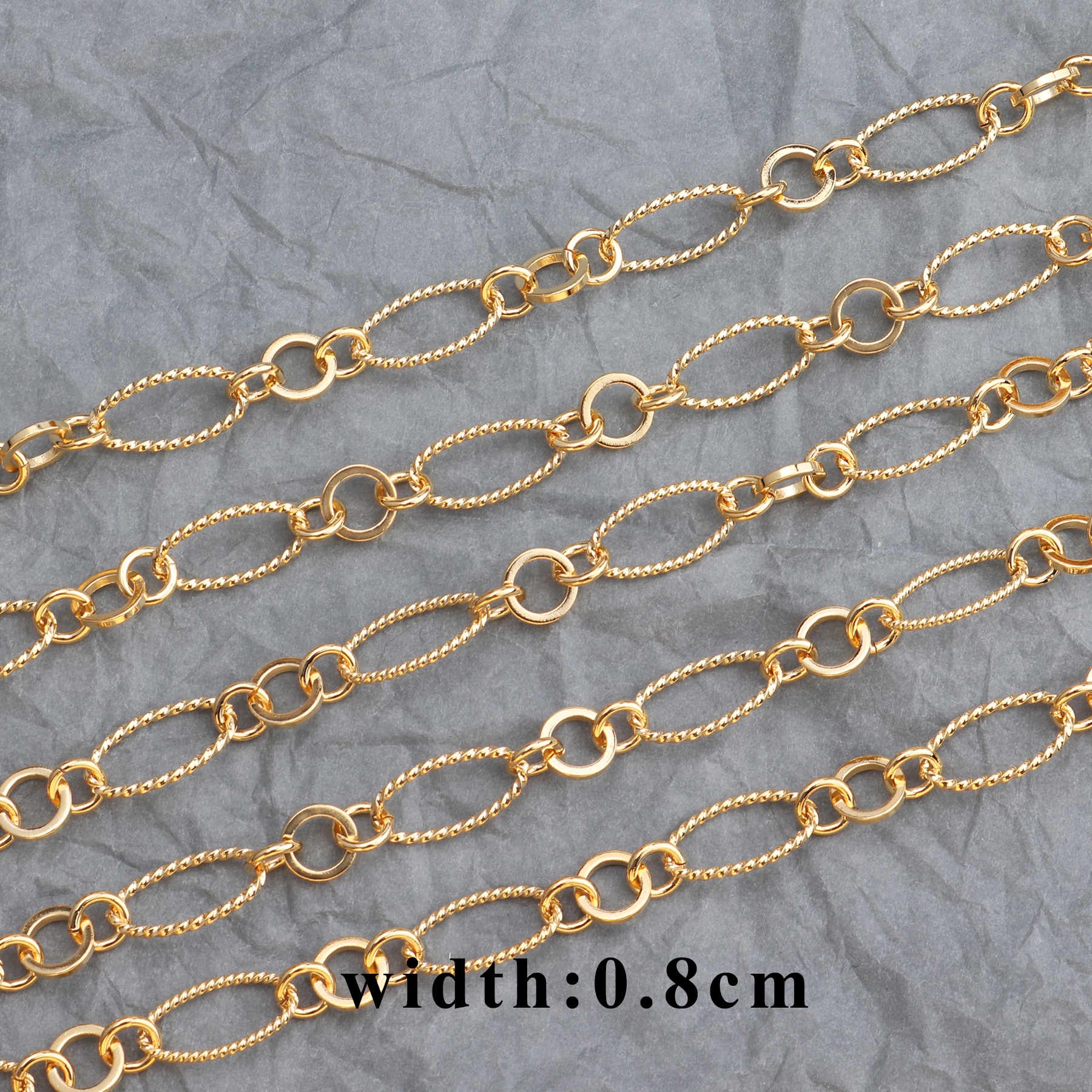 GUFEATHER C54,jewelry accessories,18k gold plated chain,0.3 microns,jewelry making,jewelry findings,earrings necklace,1m/lot