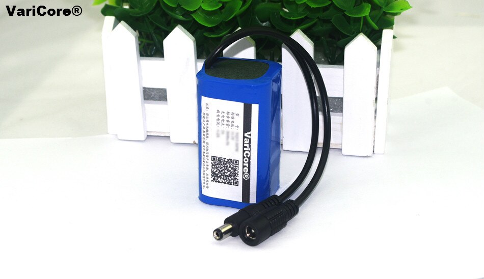 Proteggi 7.4 V 5200 mAh 8.4 V 18650 batteria li-lon luci bici lampada frontale batteria speciale DC 5.5MM