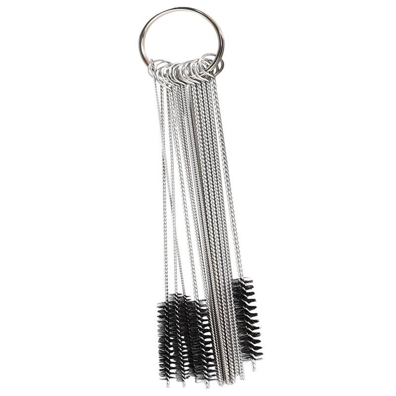 10 Pcs Tune up Carburetor Adjusting Screwdriver Tool Kit with Carb Cleaning Needles Brushes for Walbro Zama Ryobi for Stihl Echo