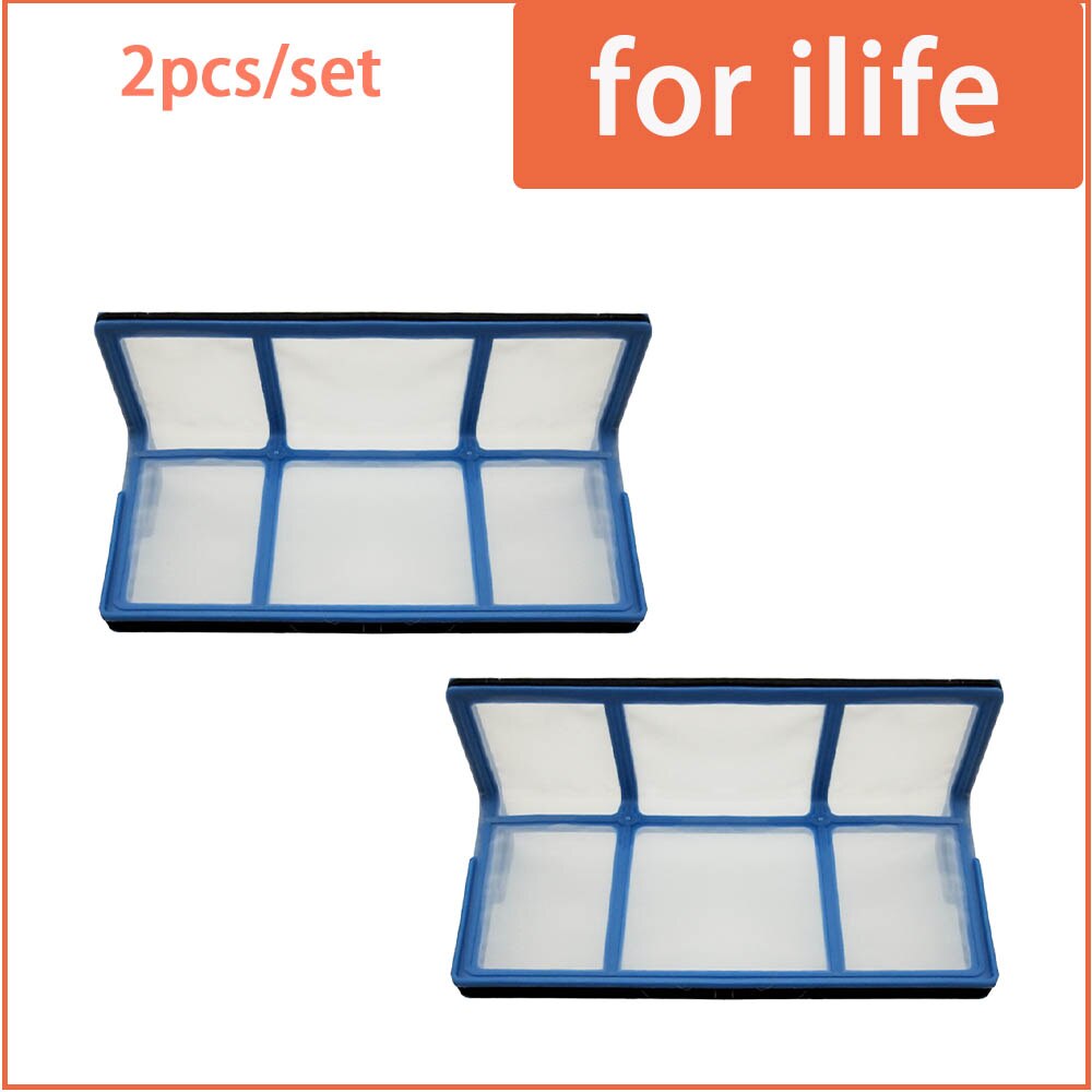 Per ilife v5 v5s V3 V3s v5pro V50 V55 x5 v5s pro aspirapolvere robot parti spazzola laterale filtro antipolvere primario mop filtro Hepa: D
