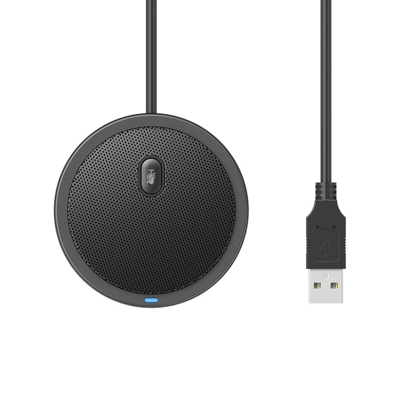 Usb Plug Tabletop Pure Sound Omnidirectional Condenser Boundary Conference Microphone For Recording Gaming