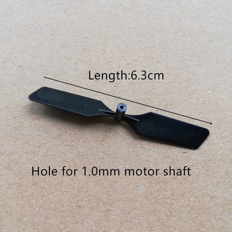 Cuchillas traseras de helicóptero R/C, accesorios de hélices para Mini modelo RC, juguetes, piezas de repuesto de helicóptero