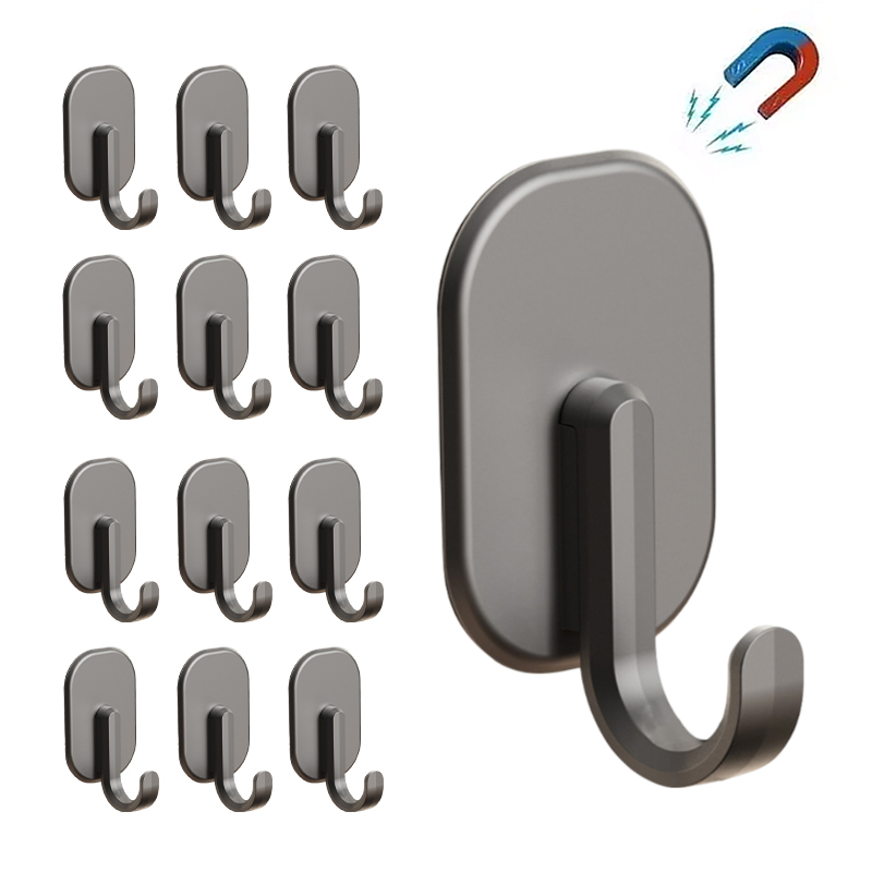 1/2/5/10PCS Heavy Duty Magnetic Hook for Kitchen Refrigerator Magnets Hooks Key Towel Storage Holder Bathroom Hangers