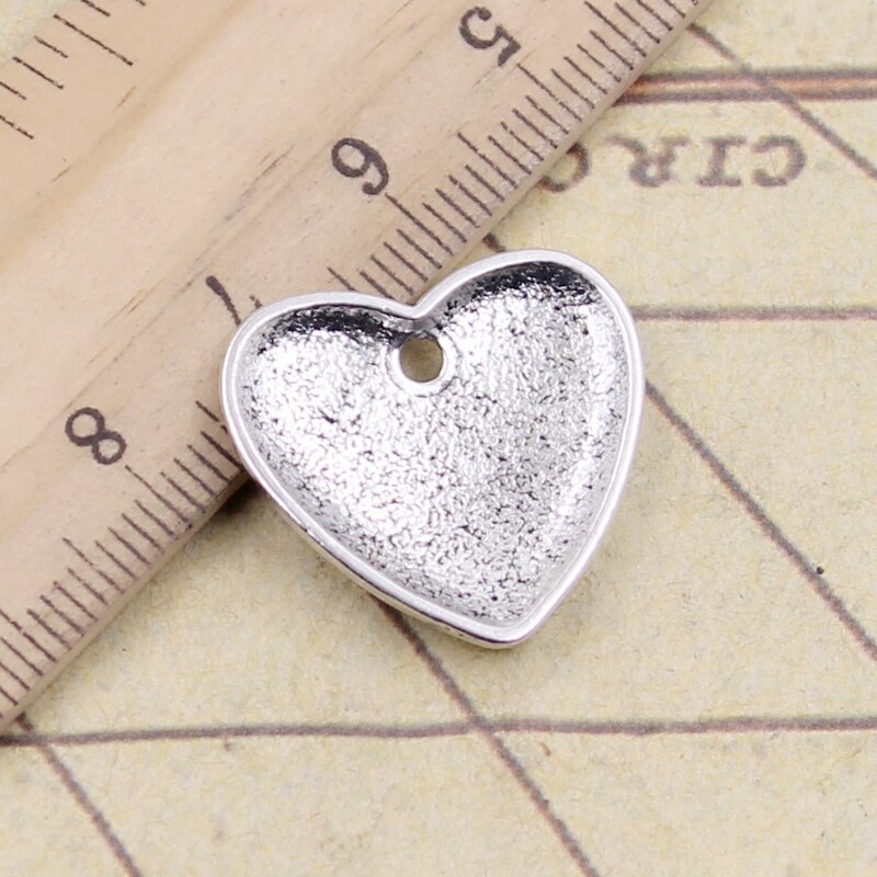 10 Pcs Charms Hart Mom Kinderen 21X20 Mm Tibetaans Zilveren Kleur Hangers Antieke Sieraden Maken Diy Handgemaakte Craft