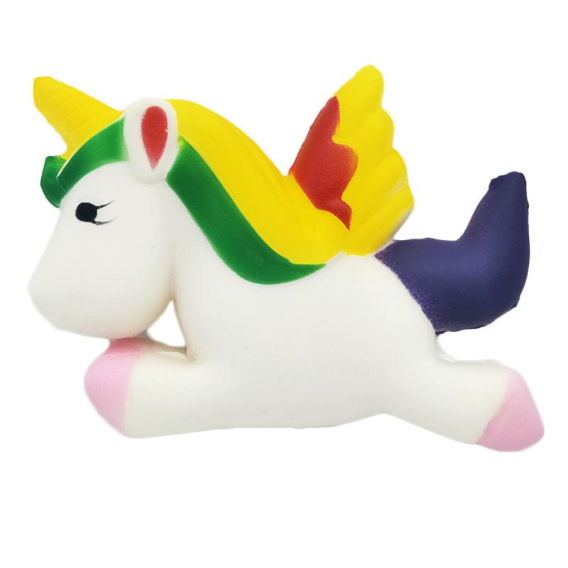 FANS ONLY Kawaii Unicorn Donut Squishy Toy Smooth Mushy Squish For Stress Relief for over 10 dollars: E5